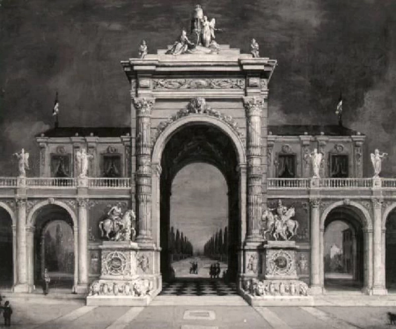 36-Veduta dell'arco onorario-Musei Civici di Brescia 